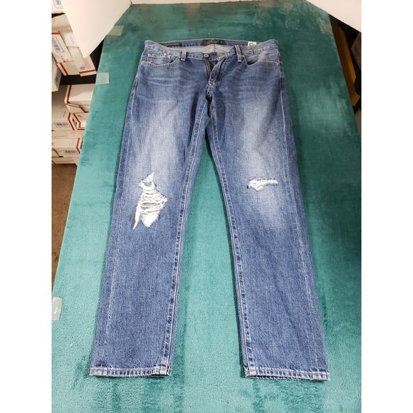 Lucky Brand Jeans Size 6 Womens Blue Stretch Pant Mid Rise Sienna Slim Boyfriend - Picture 2 of 15